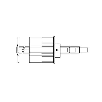 Calotta PVC telescopica ottag. ø 70mm perno d.12 L. 195mm