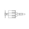 Calotta PVC telescopica ottag. ø 70mm perno d.12 L. 195mm